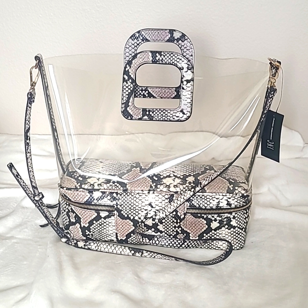 INC Clear tote *New